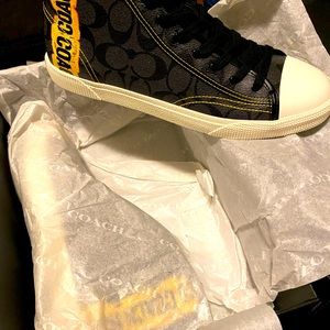 Jay Shells Coach Caution Tape Shoes- NWT & Box Rare 🔥
